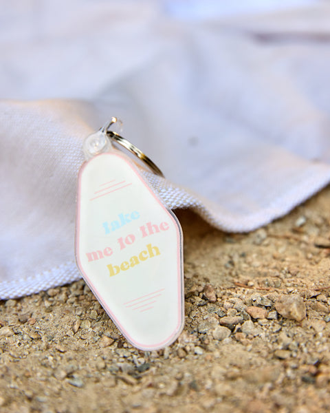 Take Me To The Beach Acrylic Keychain