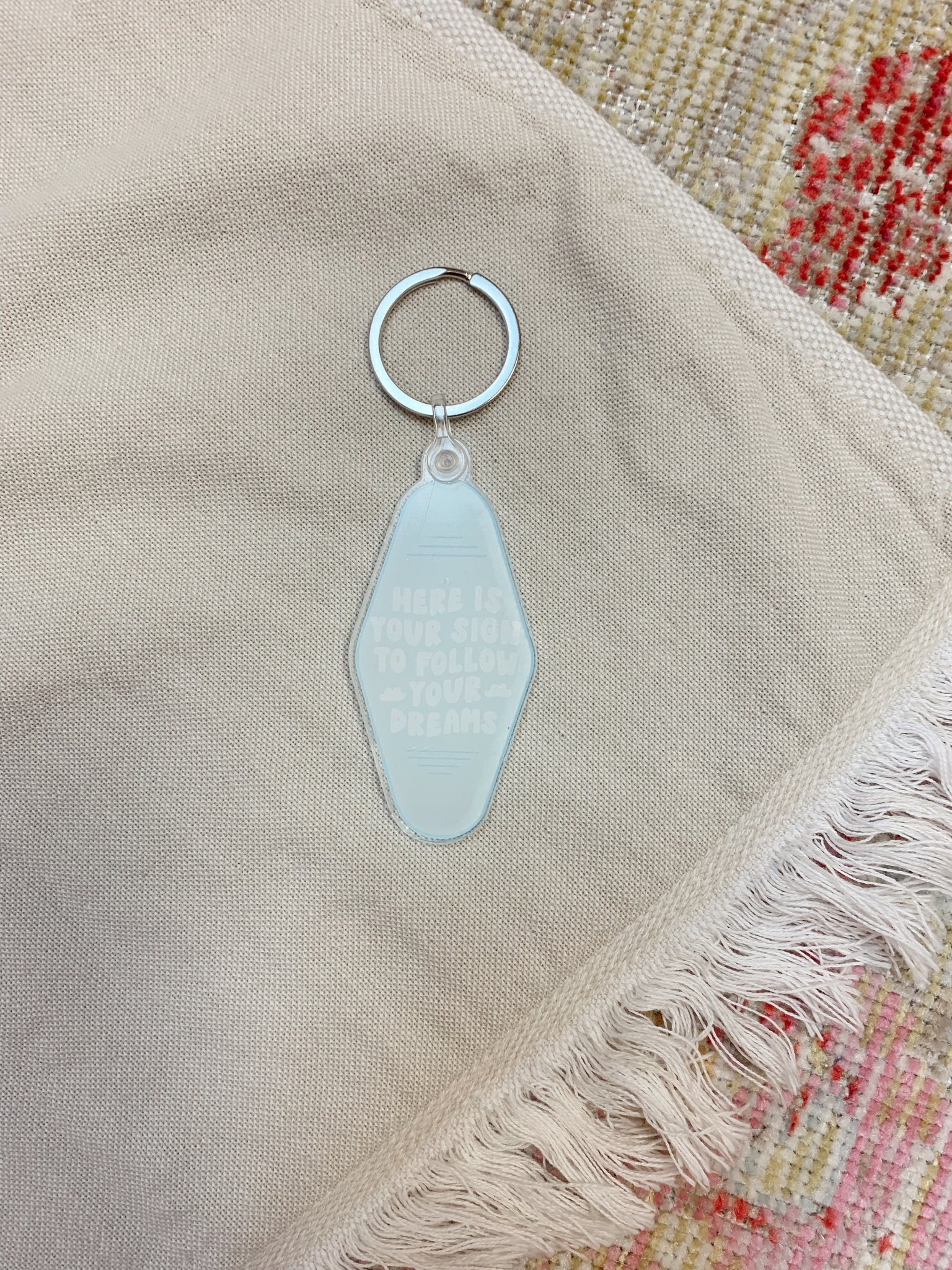 Follow Your Dreams Acrylic Keychain