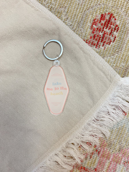 Take Me To The Beach Acrylic Keychain