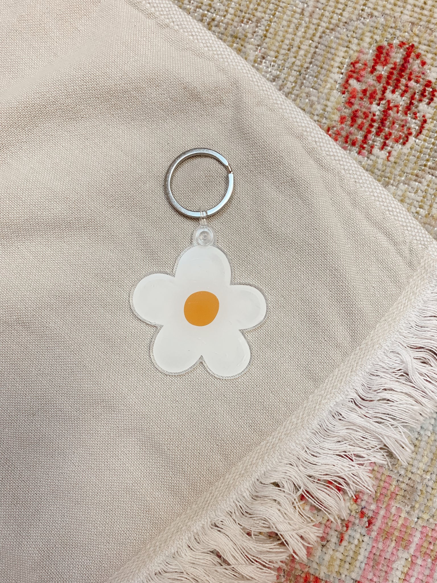 Daisy Acrylic Keychain